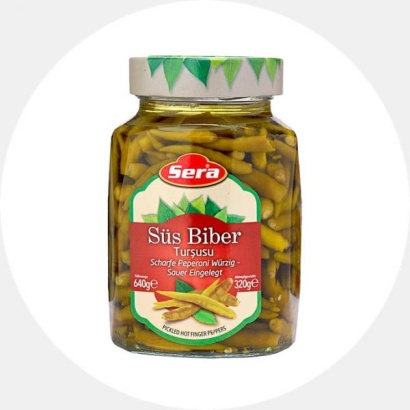Pickled Hot Finger Peppers